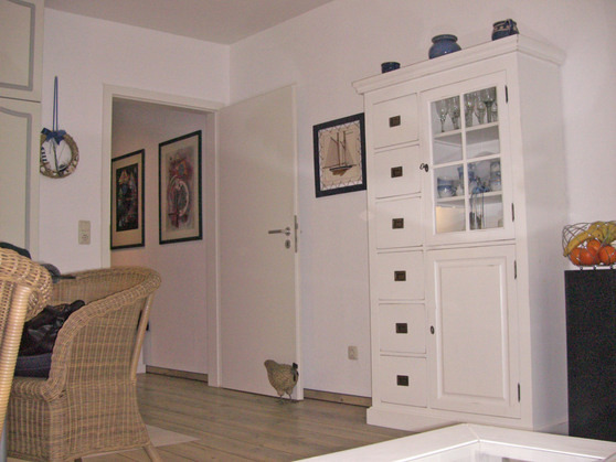 Ferienwohnung in Niendorf/Ostsee - Residenz Niendorf mit Meerblick - Wohnzimmer