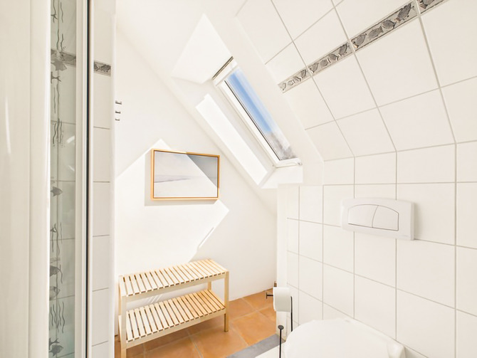 Ferienwohnung in Gro&szlig; Schwansee - Seeweg 20 - Duschbad