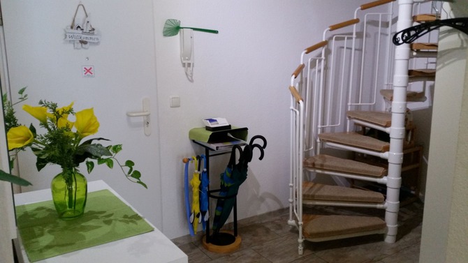 Ferienwohnung in K&uuml;hlungsborn - Haus Olymp - Zugang zur oberen Etage
