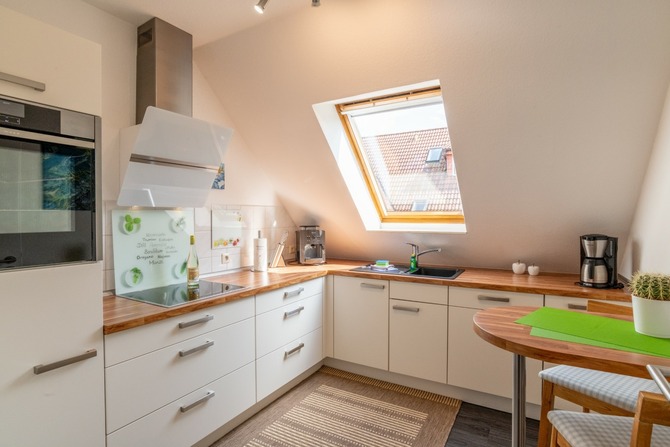 Ferienwohnung in Feldhusen - Diana Sch&ouml;ner Blick - Neue K&uuml;che Induktion