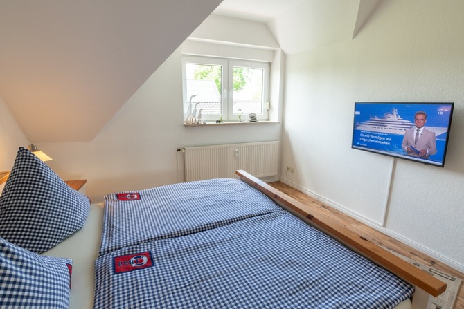 Ferienwohnung in Feldhusen - Diana Sch&ouml;ner Blick - Schlafen HD TV