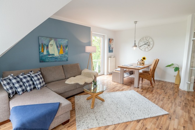 Ferienwohnung in Feldhusen - Diana Sch&ouml;ner Blick - Wohnen Essbereich