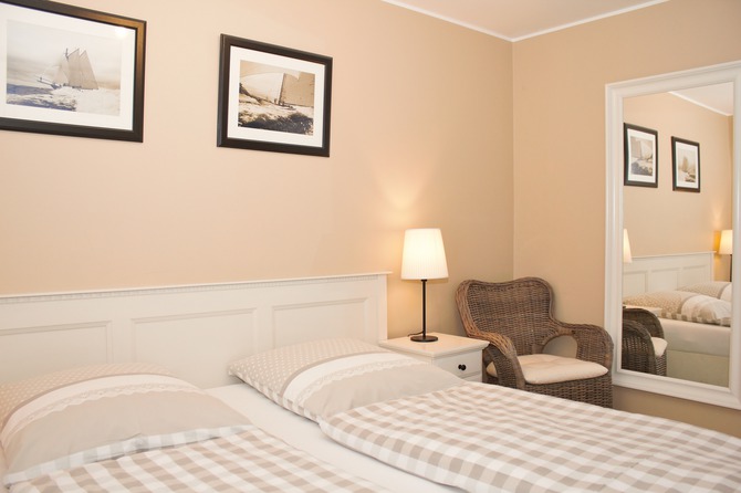 Ferienwohnung in Bresewitz - Landhaus am Bodden - verstellbare Lattenroste