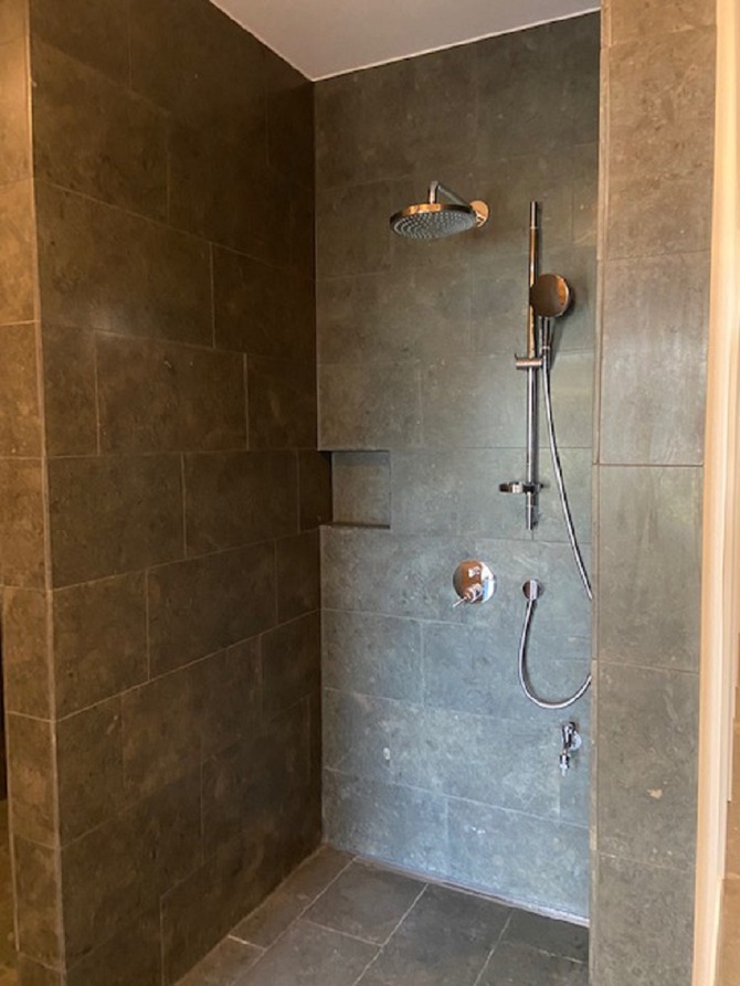 Ferienwohnung in Gro&szlig;enbrode - Meerblickvilla 09 - Dusche im Saunabereich