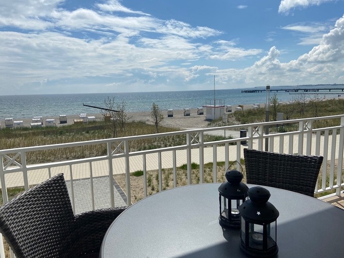 Ferienwohnung in Gro&szlig;enbrode - Meerblickvilla 09 - Balkon 1