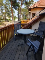 Ferienwohnung in Trassenheide - M&ouml;wennest - Balkon