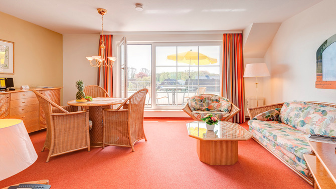 Ferienwohnung in Gr&ouml;mitz - 4 Jahreszeiten - Wohnzimmer Beispiel