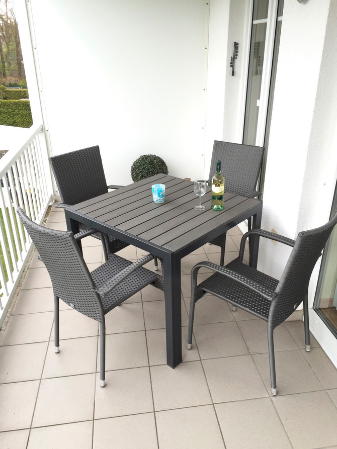 Ferienwohnung in Baabe - Bernstein - Balkon 1