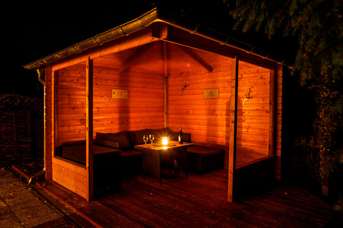 Ferienhaus in Trassenheide - Feriendomizil Kr&auml;nicke - Gartenpavillon