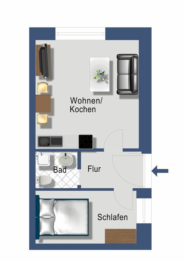 Ferienwohnung in Rabenkirchen-Faul&uuml;ck - Schleiblick App. 2 - Bild 8