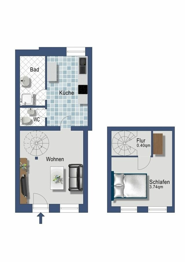 Ferienwohnung in Rabenkirchen-Faul&uuml;ck - Schleiblick App. 12 - Bild 9