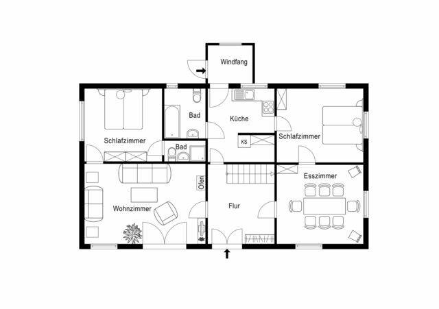 Ferienhaus in Gelting - Altes Kom&ouml;dienhaus - Schloss Gelting - Bild 23