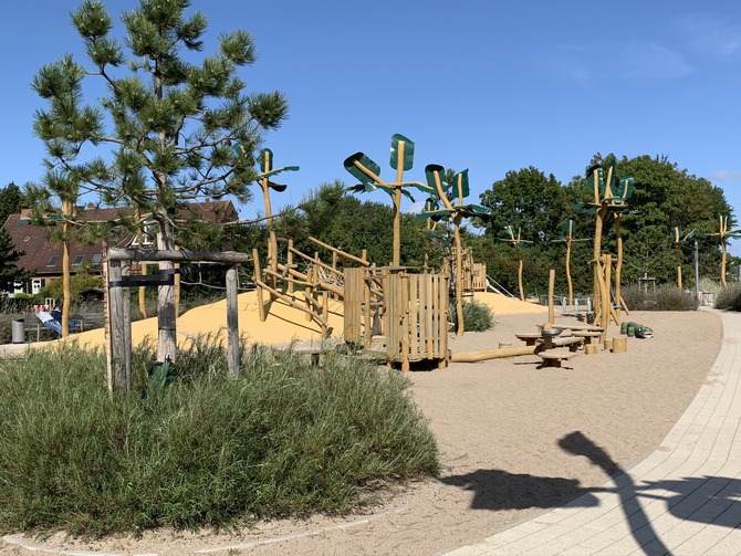 Ferienwohnung in Gro&szlig;enbrode - Meerblickvilla 21 - Kinderspielplatz