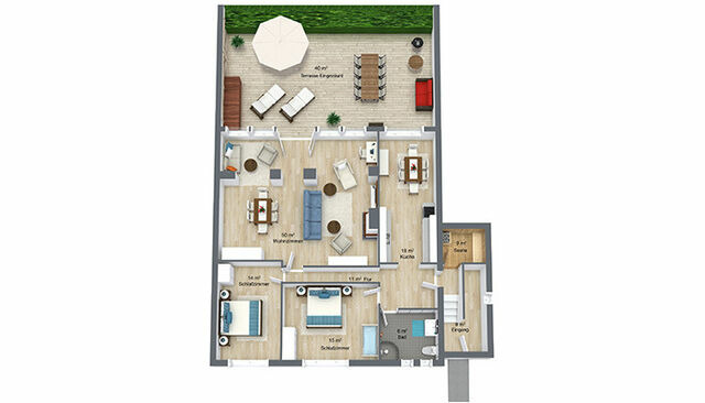 Ferienhaus in Heringsdorf - Johanna BRINKMANNHAUS -historisch viel Platz fast am Strand Sauna Terrasse Grill - Bild 2