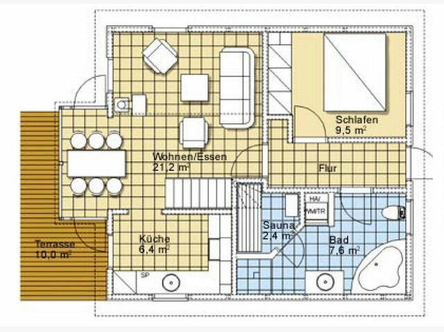 Ferienhaus in Baabe - Villa H&uuml;gel - Baabe - Bild 16