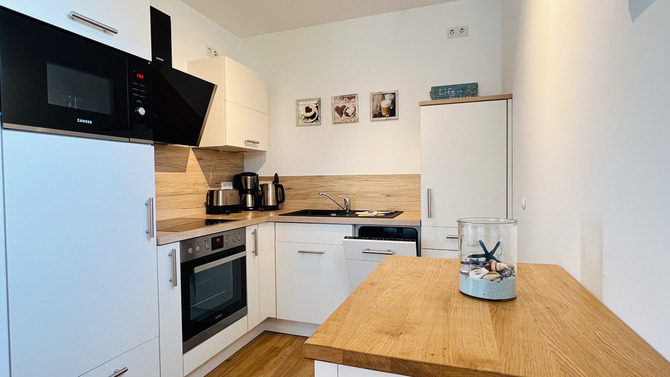 Ferienhaus in B&ouml;rgerende - Strandhaus Somerset - K&uuml;che