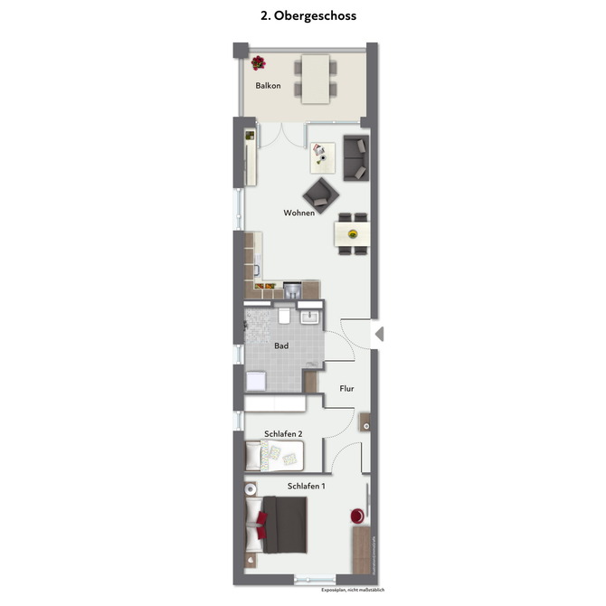 Ferienwohnung in Boltenhagen - Wei&szlig;e Villen Whg. 18 - Grundriss