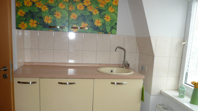 Ferienwohnung in Sassnitz - Meerblick mit Balkon - Einbauk&uuml;che