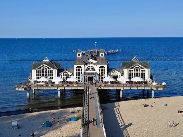 Ferienwohnung in Sellin - Ferienwohnung 6 mit Sauna WLAN 6 Pers. Sellin auf R&uuml;gen Villa Celia 200 m vom Strand entfernt - Bild 12