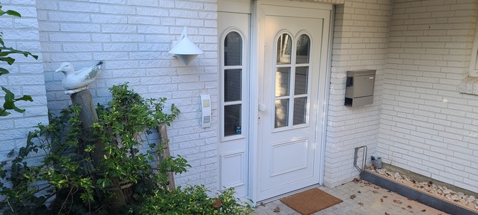 Ferienwohnung in Flensburg - Strandhygge - Eingang mit Schl&uuml;sselcode