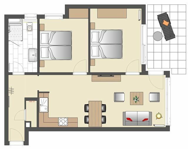 Ferienwohnung in Ahlbeck - (Brise) Strandresidenz Else Marie App. 0.9 - Bild 16