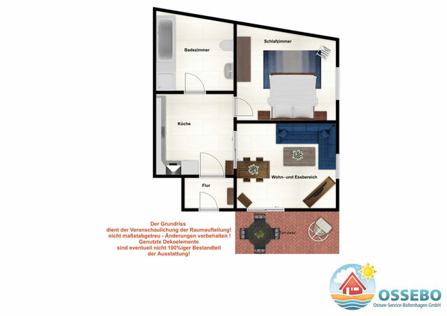 Ferienwohnung in Boltenhagen - Haus Jenny Wohnung D 1 - Bild 22